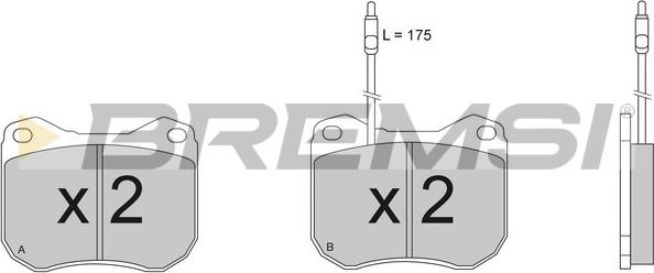 Bremsi BP2118 - Set placute frana,frana disc aaoparts.ro
