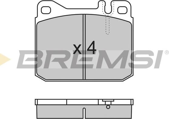 Bremsi BP2172 - Set placute frana,frana disc aaoparts.ro