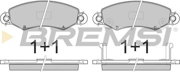 Bremsi BP2846 - Set placute frana,frana disc aaoparts.ro