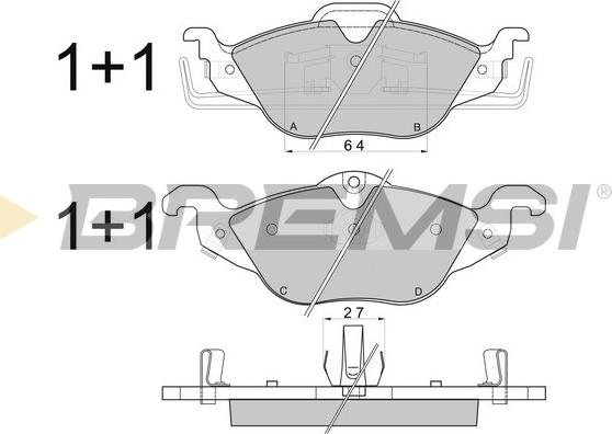 Bremsi BP2810 - Set placute frana,frana disc aaoparts.ro