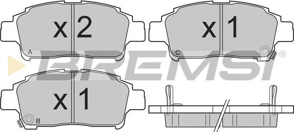 Bremsi BP2839 - Set placute frana,frana disc aaoparts.ro