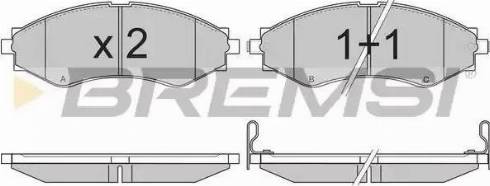 Bremsi BP2834 - Set placute frana,frana disc aaoparts.ro
