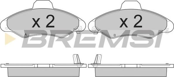 Bremsi BP2827 - Set placute frana,frana disc aaoparts.ro