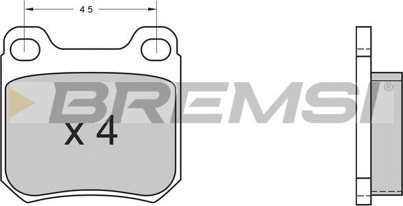 Bremsi BP2368 - Set placute frana,frana disc aaoparts.ro