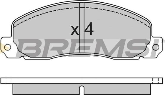 Bremsi BP2312 - Set placute frana,frana disc aaoparts.ro