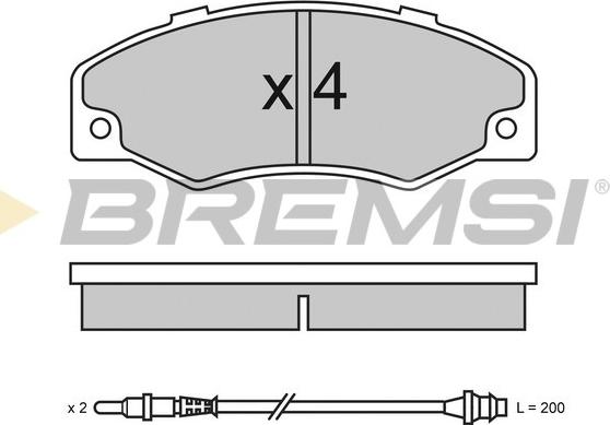 Bremsi BP2320 - Set placute frana,frana disc aaoparts.ro