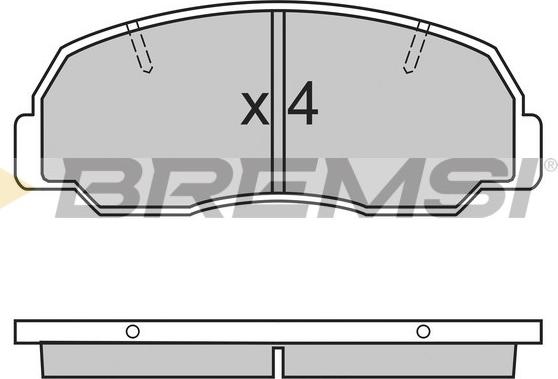Bremsi BP2297 - Set placute frana,frana disc aaoparts.ro