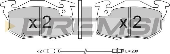 Bremsi BP2269 - Set placute frana,frana disc aaoparts.ro