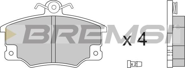 Bremsi BP2268 - Set placute frana,frana disc aaoparts.ro