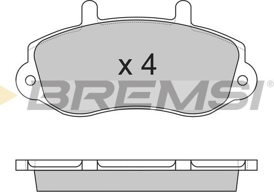 Bremsi BP2767 - Set placute frana,frana disc aaoparts.ro