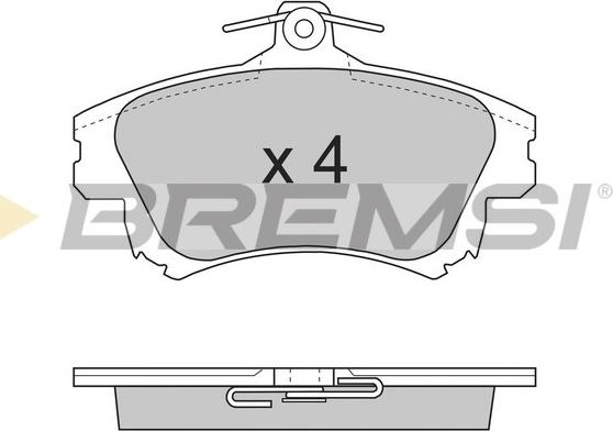 Bremsi BP2703 - Set placute frana,frana disc aaoparts.ro