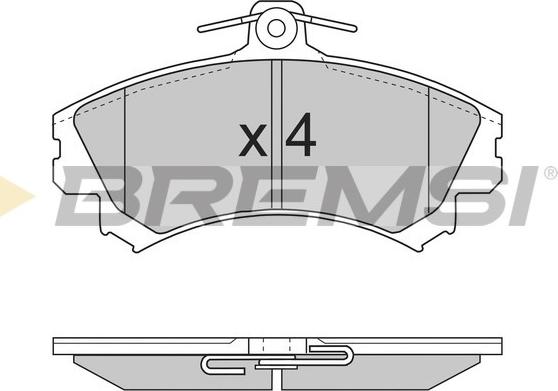 Bremsi BP2702 - Set placute frana,frana disc aaoparts.ro