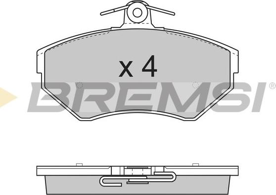 Bremsi BP2730 - Set placute frana,frana disc aaoparts.ro