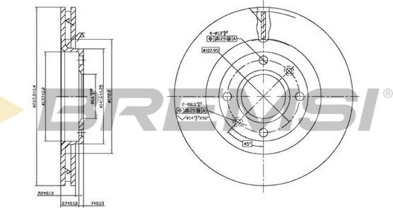 Bremsi CD7140V - Disc frana aaoparts.ro