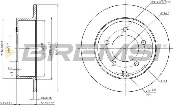 Bremsi CD7762S - Disc frana aaoparts.ro