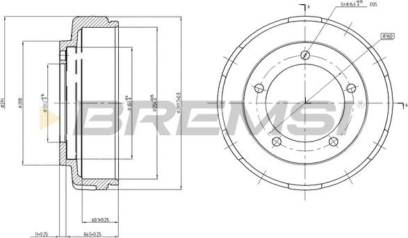 Bremsi CR5647 - Tambur frana aaoparts.ro