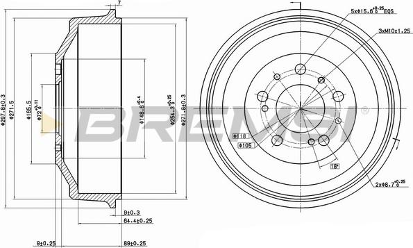 Bremsi CR5261 - Tambur frana aaoparts.ro