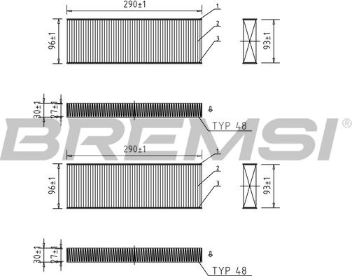 Bremsi FC0071 - Filtru, aer habitaclu aaoparts.ro