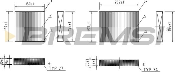 Bremsi FC0166 - Filtru, aer habitaclu aaoparts.ro