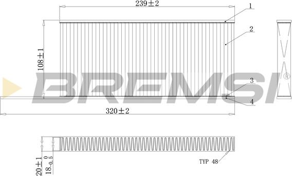 Bremsi FC0863 - Filtru, aer habitaclu aaoparts.ro