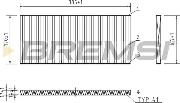Bremsi FC1330C - Filtru, aer habitaclu aaoparts.ro