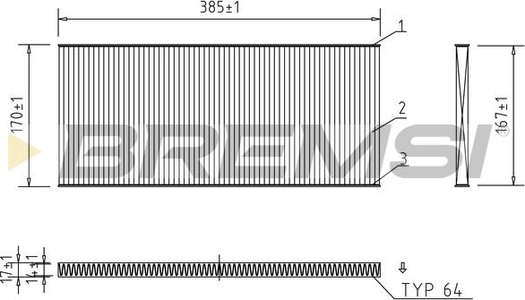 Bremsi FC1330 - Filtru, aer habitaclu aaoparts.ro