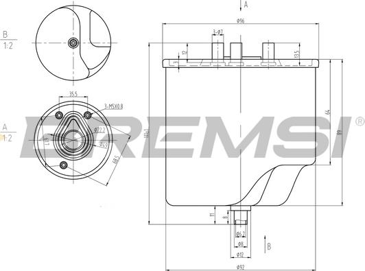 Bremsi FE0045 - Filtru combustibil aaoparts.ro