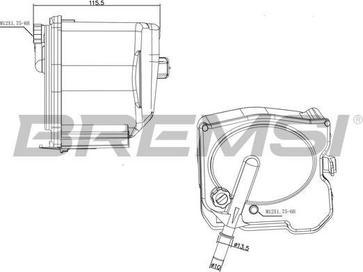 Bremsi FE0161 - Filtru combustibil aaoparts.ro