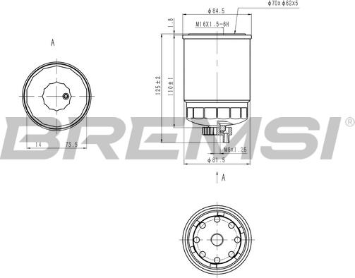 Bremsi FE0801 - Filtru combustibil aaoparts.ro