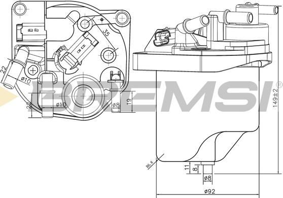 Bremsi FE0223 - Filtru combustibil aaoparts.ro