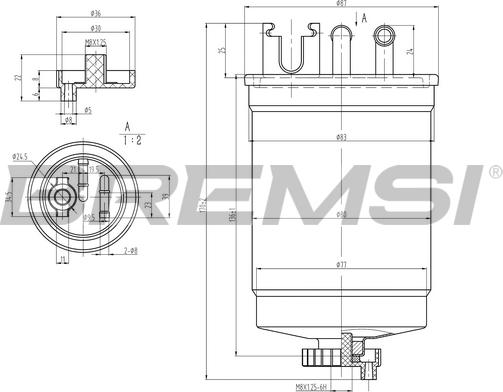 Bremsi FE1311 - Filtru combustibil aaoparts.ro