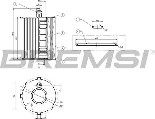 Bremsi FL0022 - Filtru ulei aaoparts.ro