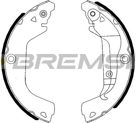 Bremsi GF4992 - Set saboti frana aaoparts.ro
