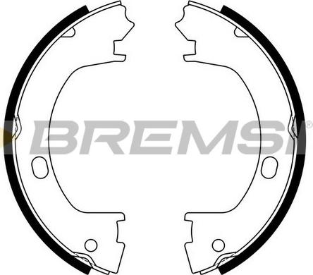 Bremsi GF4643 - Set saboti frana, frana de mana aaoparts.ro