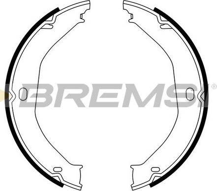 Bremsi GF4807 - Set saboti frana, frana de mana aaoparts.ro