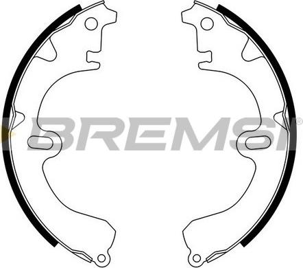 Bremsi GF0930 - Set saboti frana aaoparts.ro