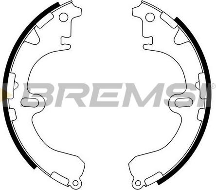 Bremsi GF0933 - Set saboti frana aaoparts.ro