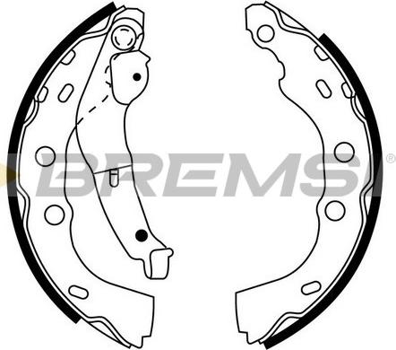 Bremsi GF0920 - Set saboti frana aaoparts.ro