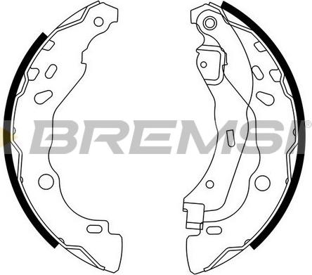 Bremsi GF0409 - Set saboti frana aaoparts.ro