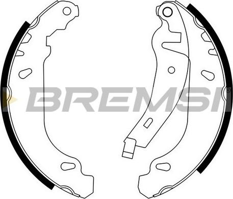 Bremsi GF0415-2 - Set saboti frana aaoparts.ro