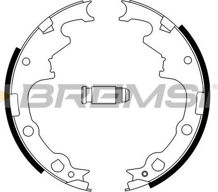 Bremsi GF0424 - Set saboti frana aaoparts.ro