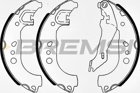 Bremsi GF0474 - Set saboti frana aaoparts.ro