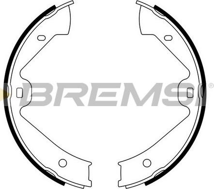 Bremsi GF0562 - Set saboti frana, frana de mana aaoparts.ro