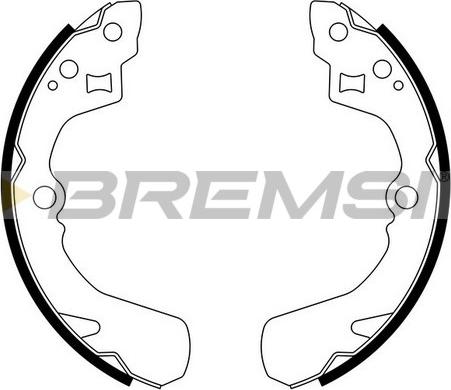 Bremsi GF0660 - Set saboti frana aaoparts.ro