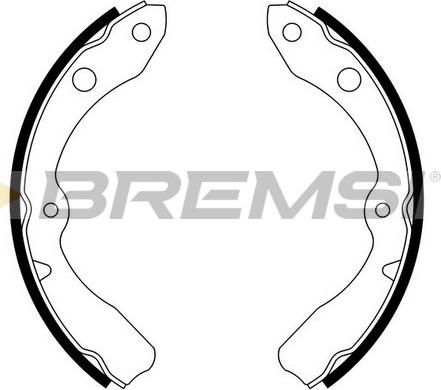 Bremsi GF0668 - Set saboti frana aaoparts.ro
