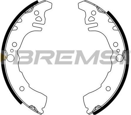 Bremsi GF0681 - Set saboti frana aaoparts.ro