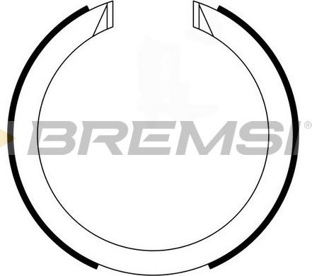 Bremsi GF0634 - Set saboti frana, frana de mana aaoparts.ro