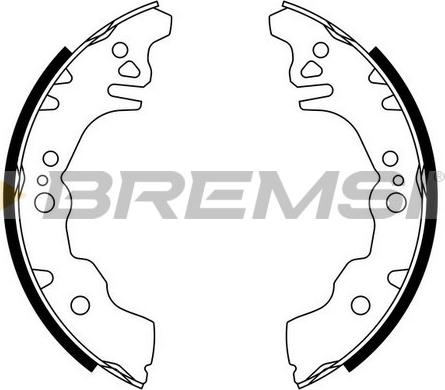 Bremsi GF0674 - Set saboti frana aaoparts.ro