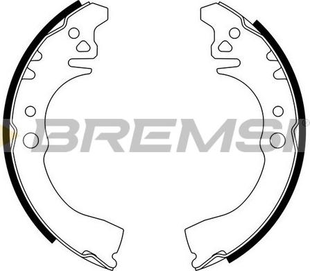 Bremsi GF0676 - Set saboti frana aaoparts.ro