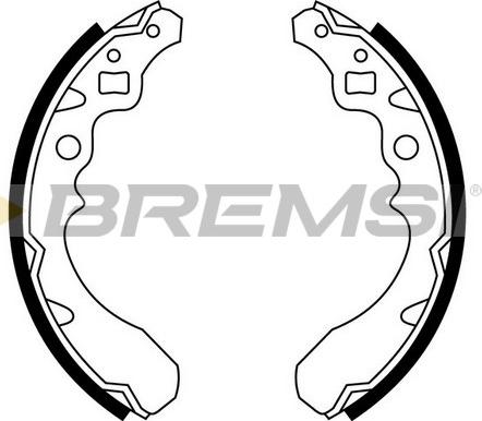 Bremsi GF0670 - Set saboti frana aaoparts.ro